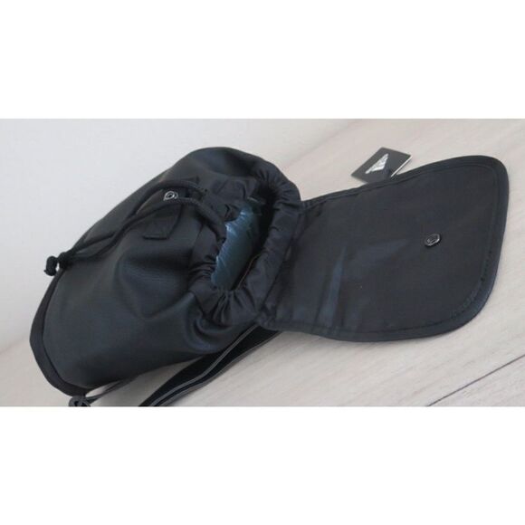 adidas 5150804 Unisex Black/Rose Gold PU Leather Mini Backpack - Picture 7 of 11